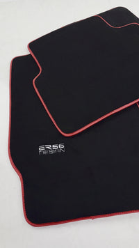 Black Floor Mats For Honda Civic V (1991-1995) ER56 Design