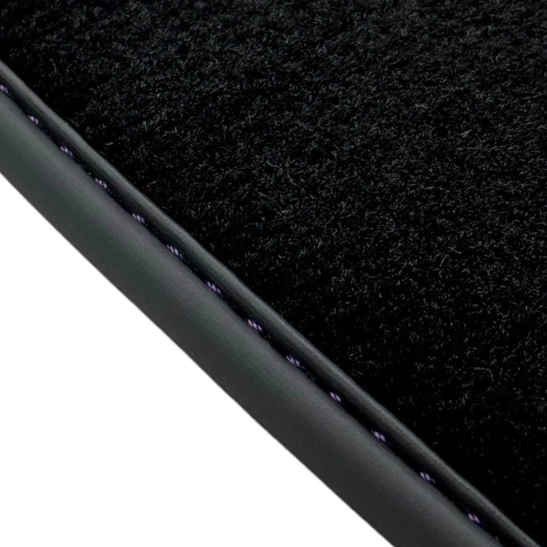 Purple Leather Black Floor Mats for Lamborghini Urus | Black Trim - AutoWin