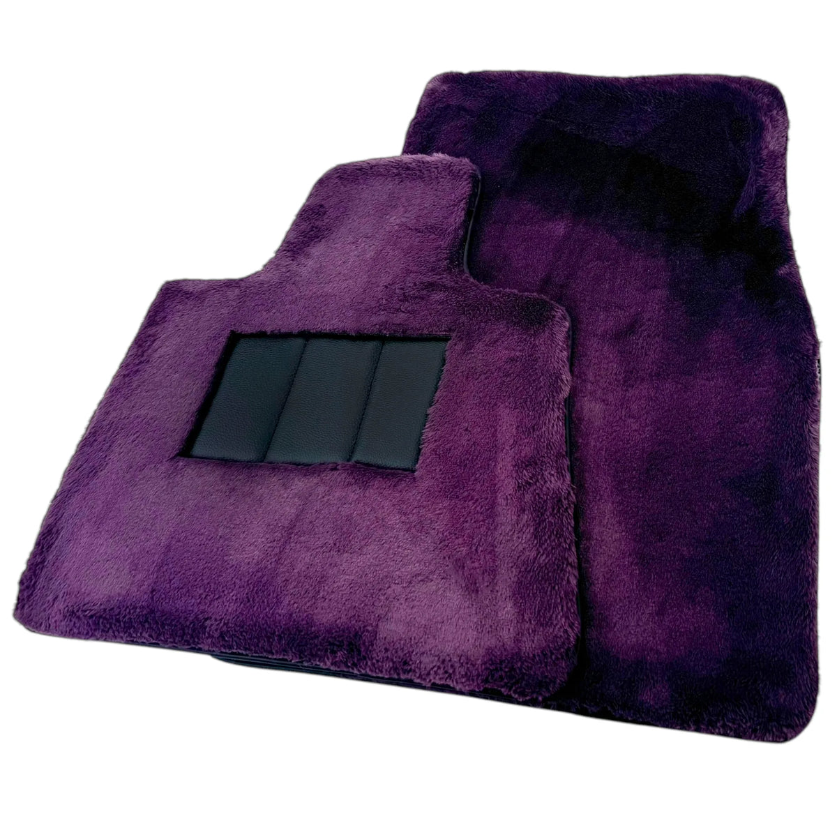 Purple Sheepskin Floor Mats for Rolls-Royce Phantom VIII (2017-2024)