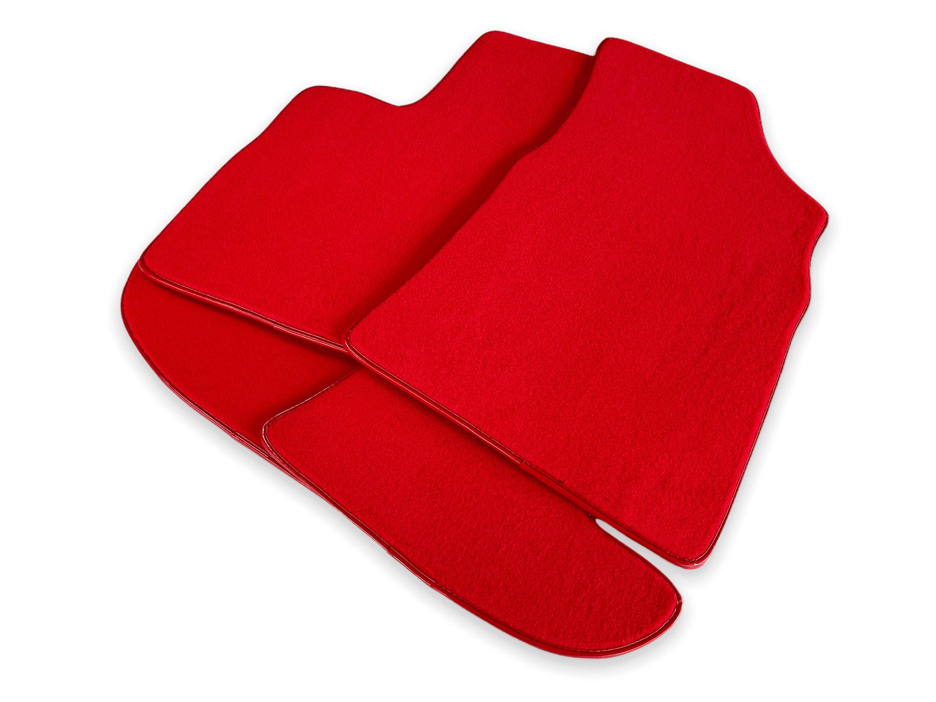 Red Floor Mats For Bentley Continental GTC (2011-2018) - AutoWin