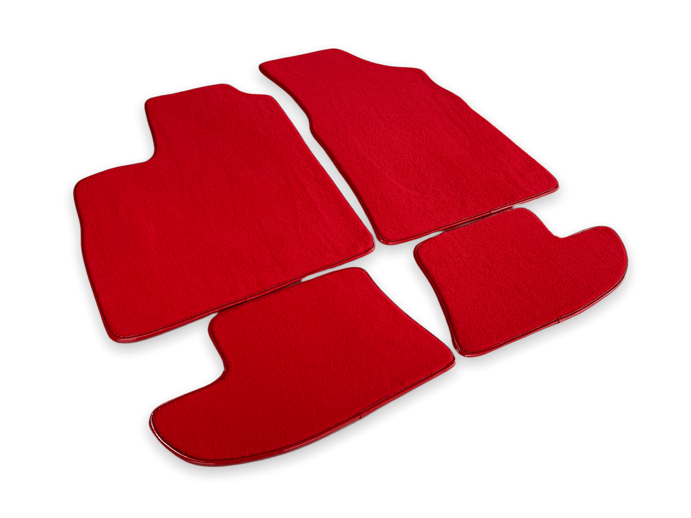 Red Floor Mats For Bentley Continental GTC (2011-2018) - AutoWin