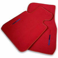 Red Floor Mats For BMW Z4 Series E86 Coupe (2003-2008) With M Package - AutoWin