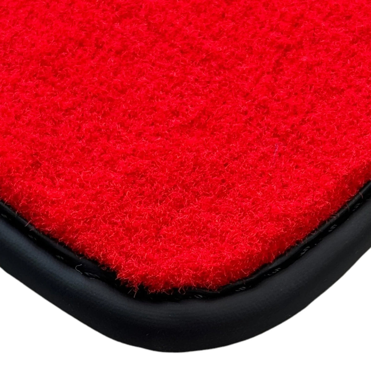 Red Floor Mats for Ferrari 296 GTB (2022-2027) with Leather