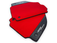 Red Floor Mats For Ferrari 488 Spider 2015-2022 Carbon Fiber - AutoWin