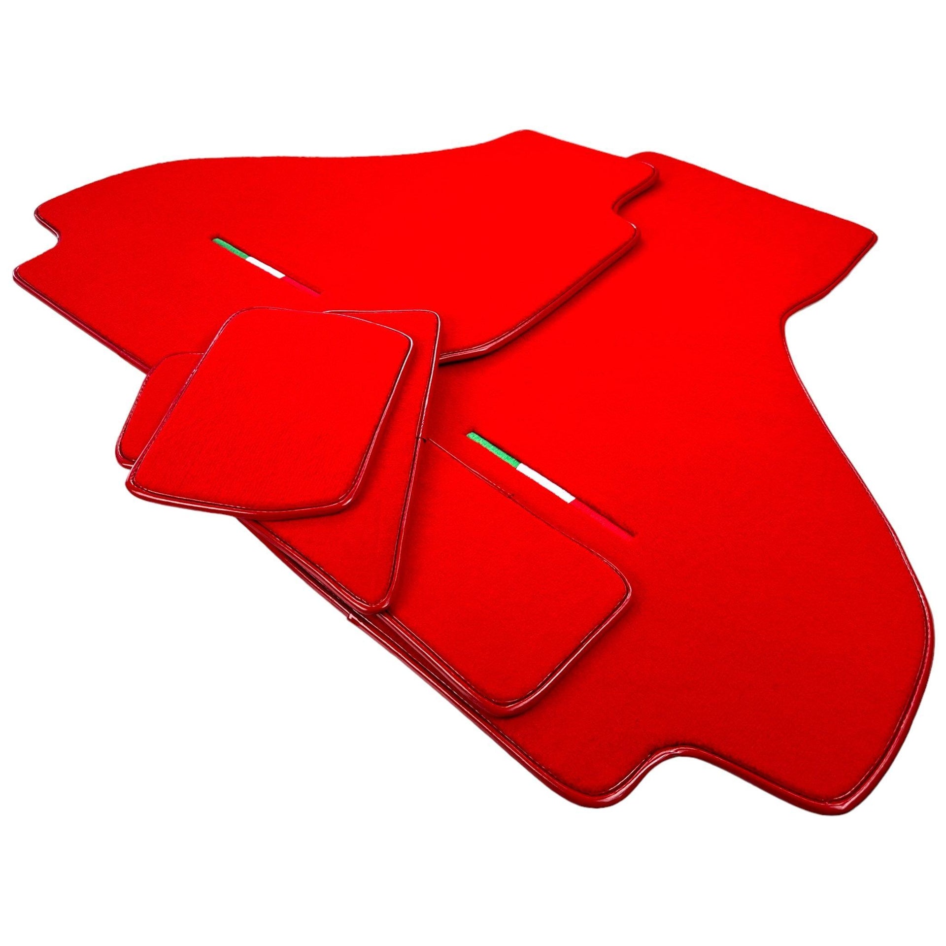 Red Floor Mats For Ferrari 512 TR 1992-1994 - AutoWin