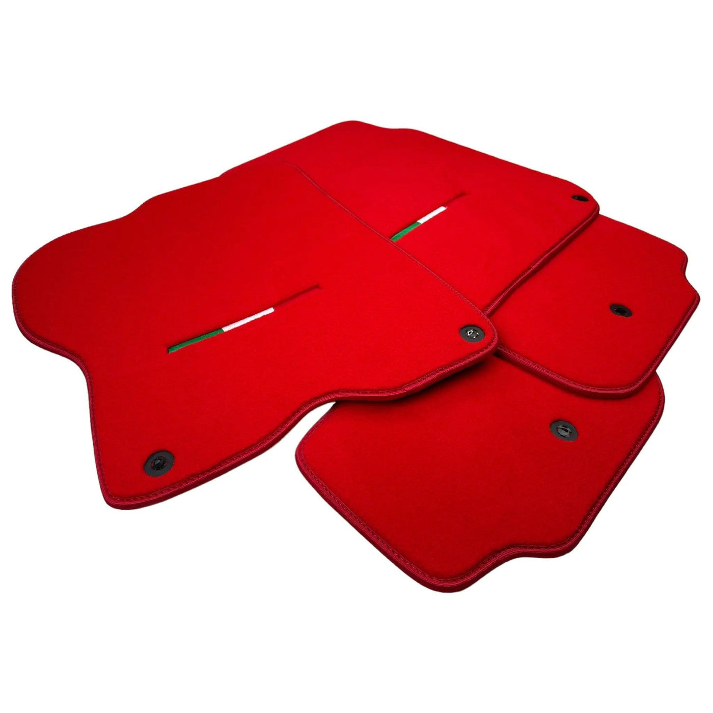 Red Floor Mats for Ferrari GTC4 Lusso (2016-2023) | Premium Quality