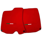 Red Floor Mats For Ferrari Roma (2021-2024) Italian Edition - AutoWin