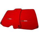 Red Floor Mats For Ferrari Roma (2021-2024) Italian Edition - AutoWin