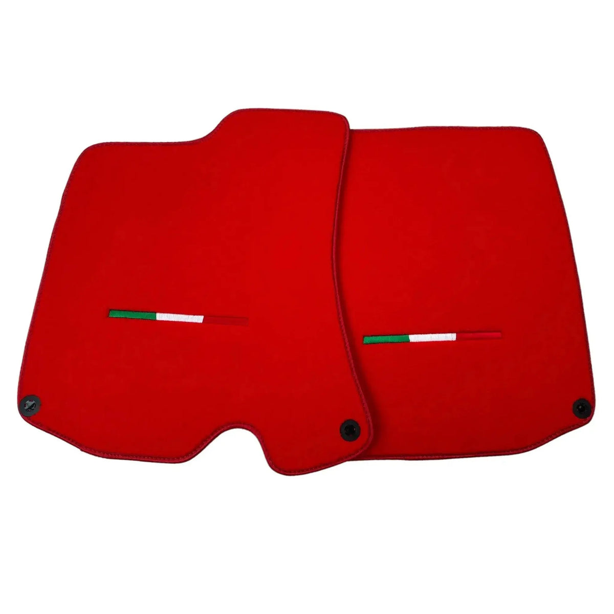 Red Floor Mats For Ferrari Roma (2021-2027) Italian Edition - AutoWin