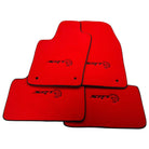 Red Floor Mats For Jeep Grand Cherokee WK2 SRT (2011-2020) - AutoWin