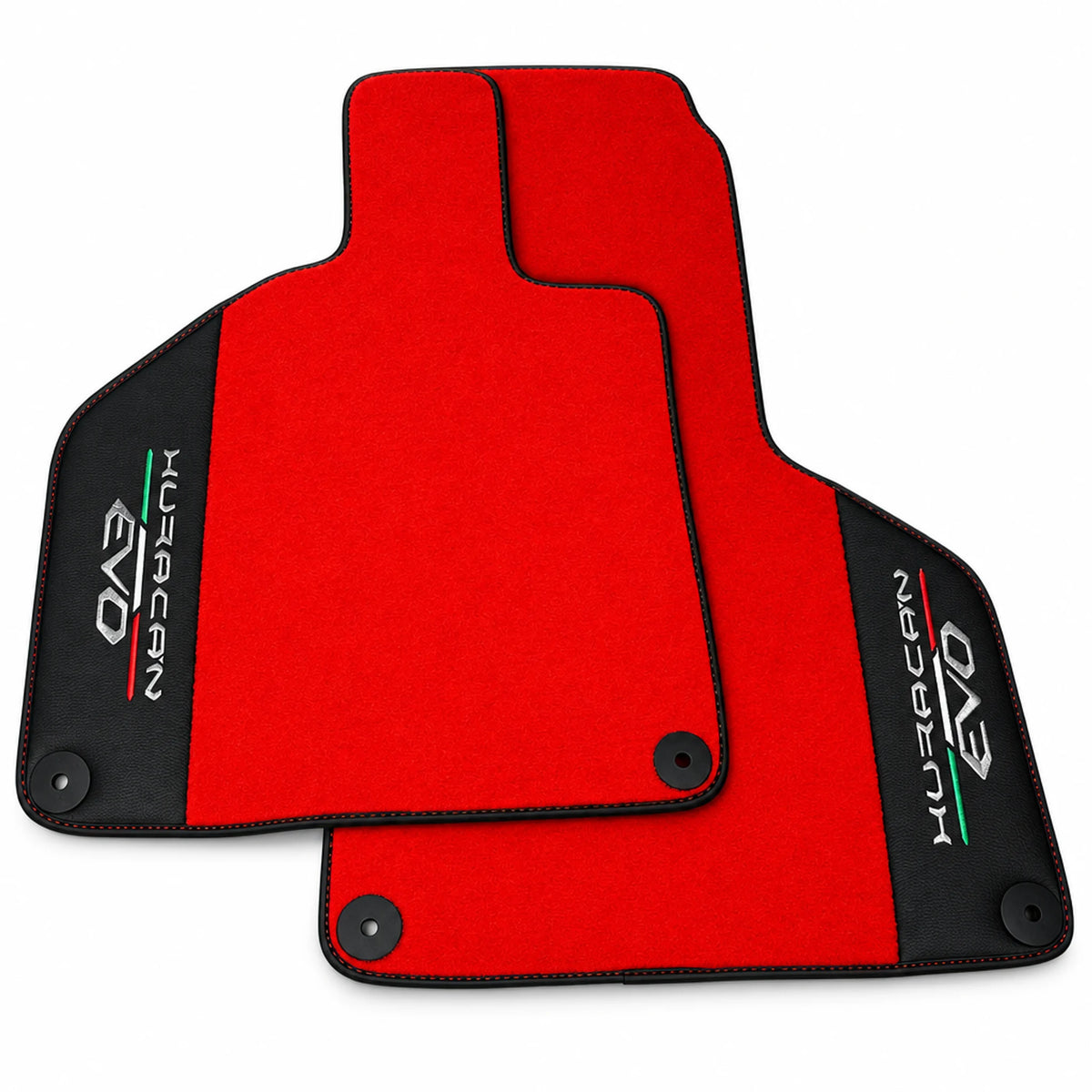 Lamborghini Huracan EVO (2014-2023): Red Mats with Black Borders