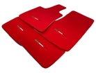 Red Floor Mats For Maserati Coupé (2001-2007) Italy Edition - AutoWin