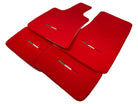 Red Floor Mats For Maserati Grecale (2023-2024) Italy Edition - AutoWin