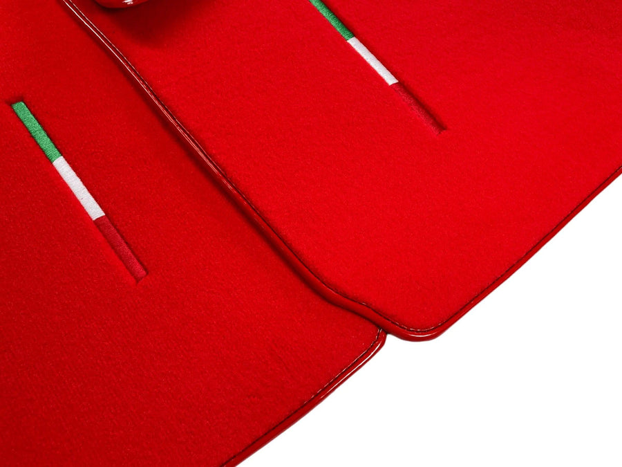 Red Floor Mats For Maserati Grecale (2023-2024) Italy Edition - AutoWin