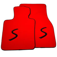 Red Floor Mats for Mini Countryman F60 (2017-2023) - AutoWin
