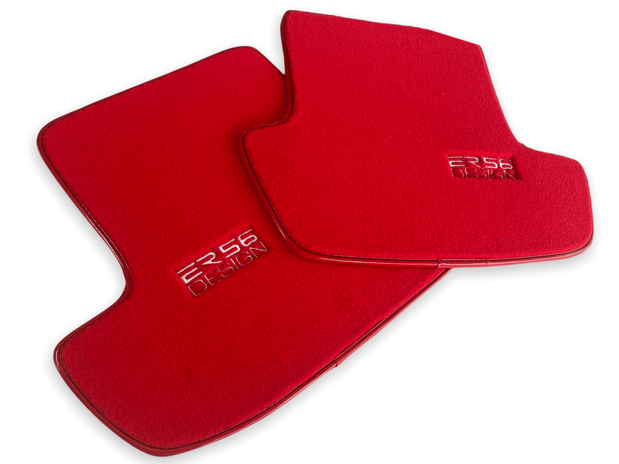 Red Floor Mats for Porsche Panamera (2017-2023) | ER56 Design - AutoWin
