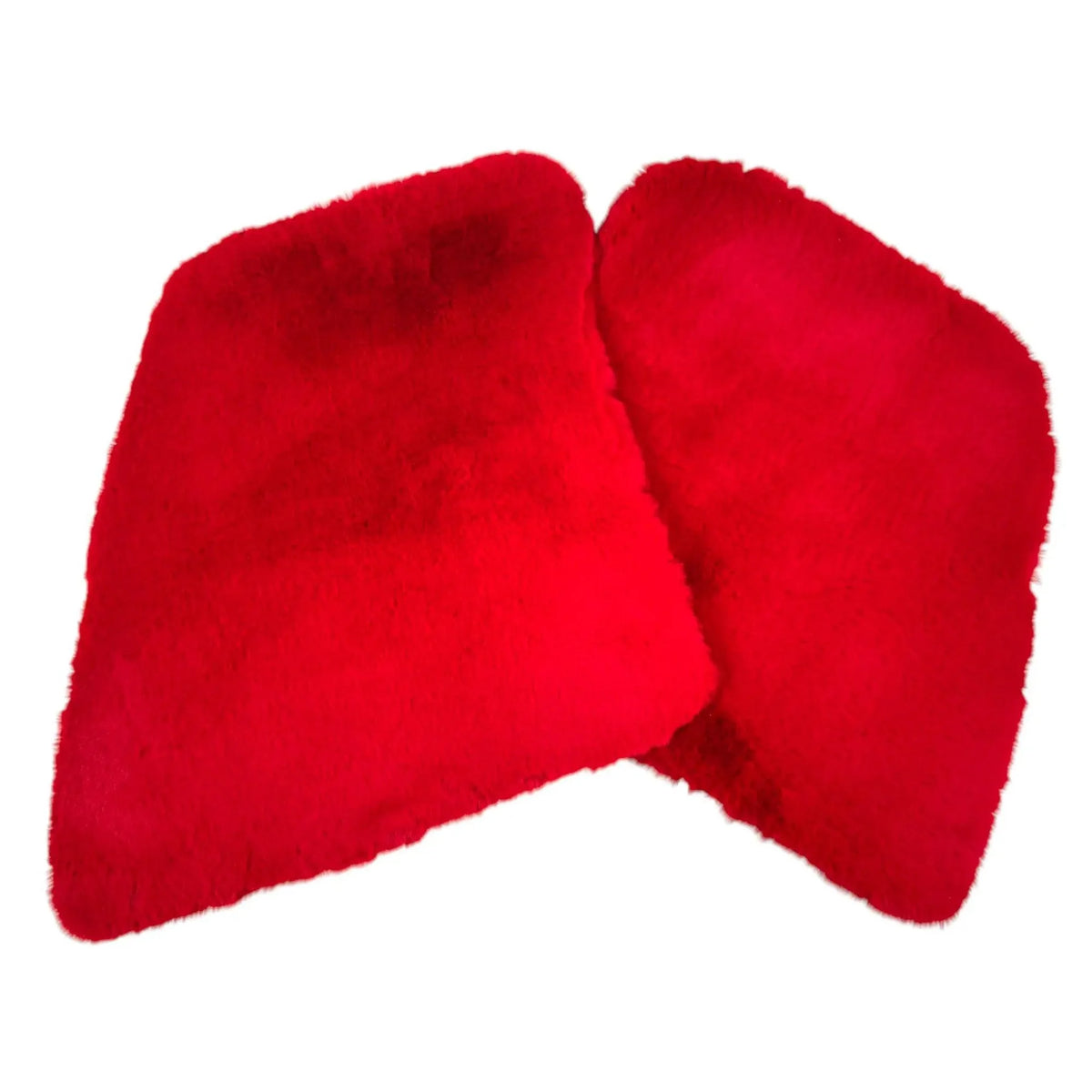 Red Sheepskin Floor Mats for Ferrari 296 GTS (2022-2027)
