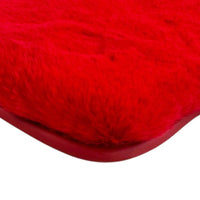 Red Sheepskin Floor Mats for Ferrari 458 Italia (2009-2015)