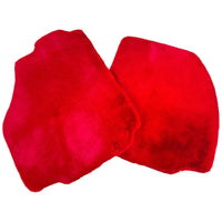 Red Sheepskin Floor Mats for Ferrari 458 Italia (2009-2015)