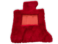 Red Sheepskin Floor Mats For Rolls Royce Phantom VIII (2017-2024) Design Brand - AutoWin