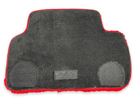 Red Sheepskin Floor Mats For Rolls Royce Phantom VIII (2017-2024) ER56 Design Brand