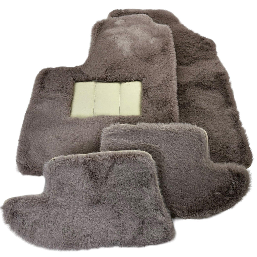 Sheepskin Floor Mats For Bentley Continental GTC (2011-2018) Er56 Design - AutoWin