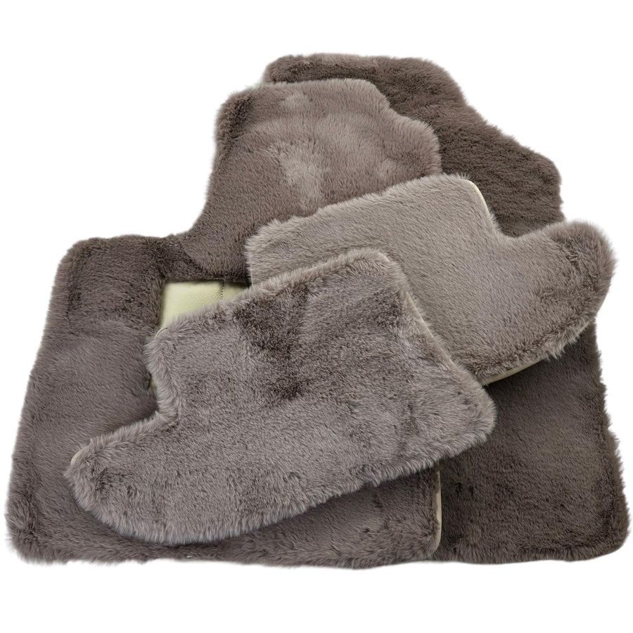 Sheepskin Floor Mats For Bentley Continental GTC (2011-2018) Er56 Design - AutoWin