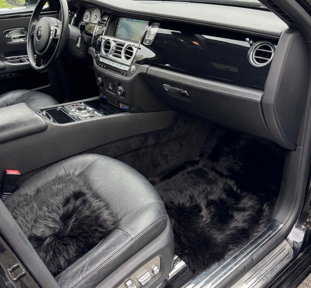 Sheepskin Floor Mats For Rolls Royce Ghost Series I (2010–2020) Er56 Design Brand