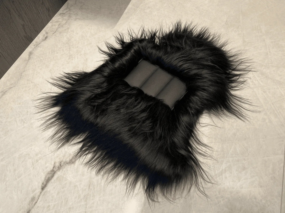 Sheepskin Floor Mats For Rolls Royce Ghost Series II (2021-2024) Er56 Design Brand - AutoWin