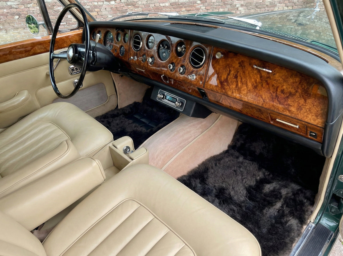 Sheepskin Floor Mats For Rolls Royce Shadow 1965-1977 Er56 Design Brand
