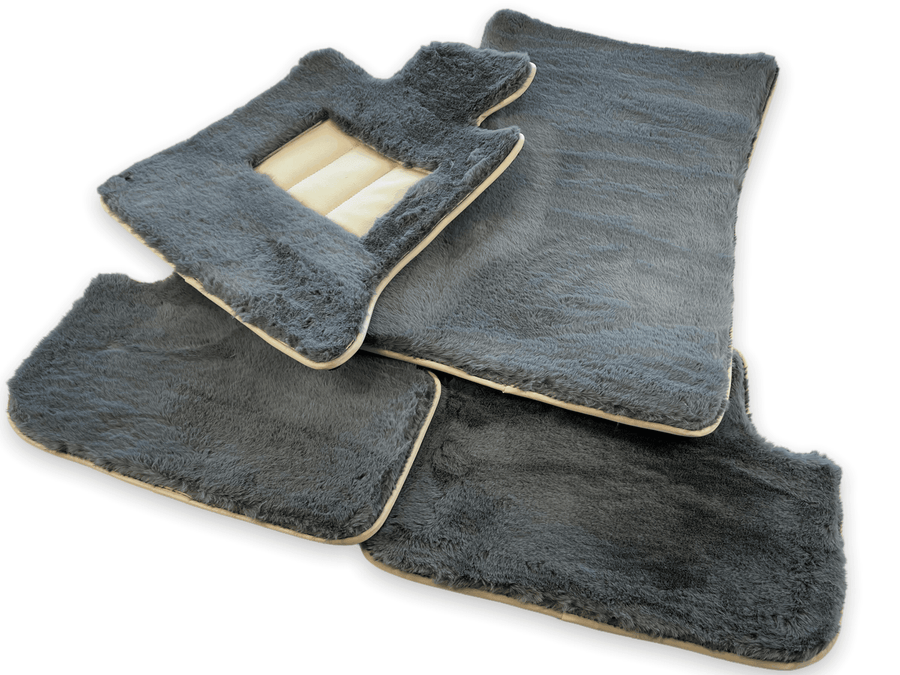 Sheepskin Floor Mats For Rolls Royce Spectre (2023-2024) ER56 Design Brand - AutoWin