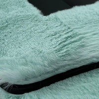 Tiffany Blue Sheepskin Floor Mats For Rolls Royce Cullinan Rr31 2018-2023 Er56 Design Brand - AutoWin