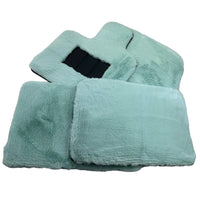 Tiffany Blue Sheepskin Floor Mats For Rolls Royce Ghost Series I (2010–2020) Er56 Design Brand - AutoWin