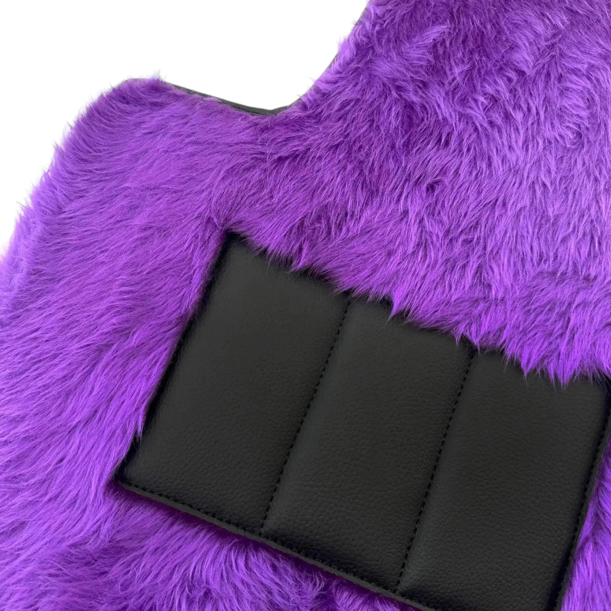 Violet Sheepskin Floor Mats for Rolls-Royce Ghost Series II (2021-2024) - AutoWin