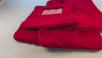 Red Sheepskin Floor Mats For Rolls Royce Cullinan Rr31 2018-2025 Er56 Design Brand