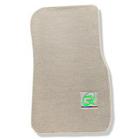Beige Floor Mats For BMW 1 Series E87 Brand Tailored Set Perfect Fit Green Collection - AutoWin