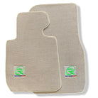 Beige Floor Mats For BMW 1 Series F20 Brand Tailored Set Perfect Fit Green - AutoWin