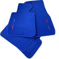 Blue Floor Mats For BMW 3 Series G20 With M Package - AutoWin