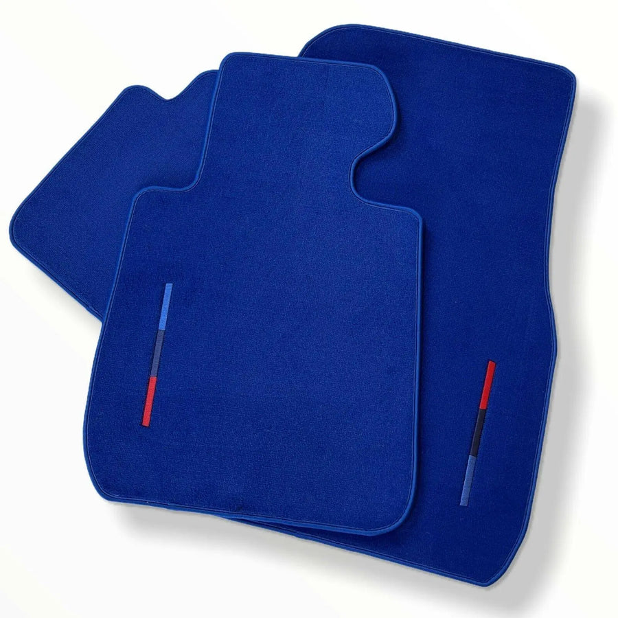 Blue Floor Mats For BMW 5 Series E39 With M Package - AutoWin