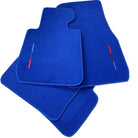Blue Floor Mats For BMW 5 Series F10 With M Package - AutoWin