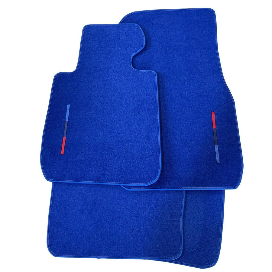 Blue Floor Mats For BMW X3 Series G01 With M Package - AutoWin