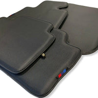 Floor Mats For BMW 5 Series E60 Autowin Brand Carbon Fiber Leather - AutoWin