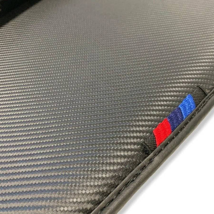 Floor Mats For BMW M4 Series F82 Autowin Brand Carbon Fiber Leather - AutoWin