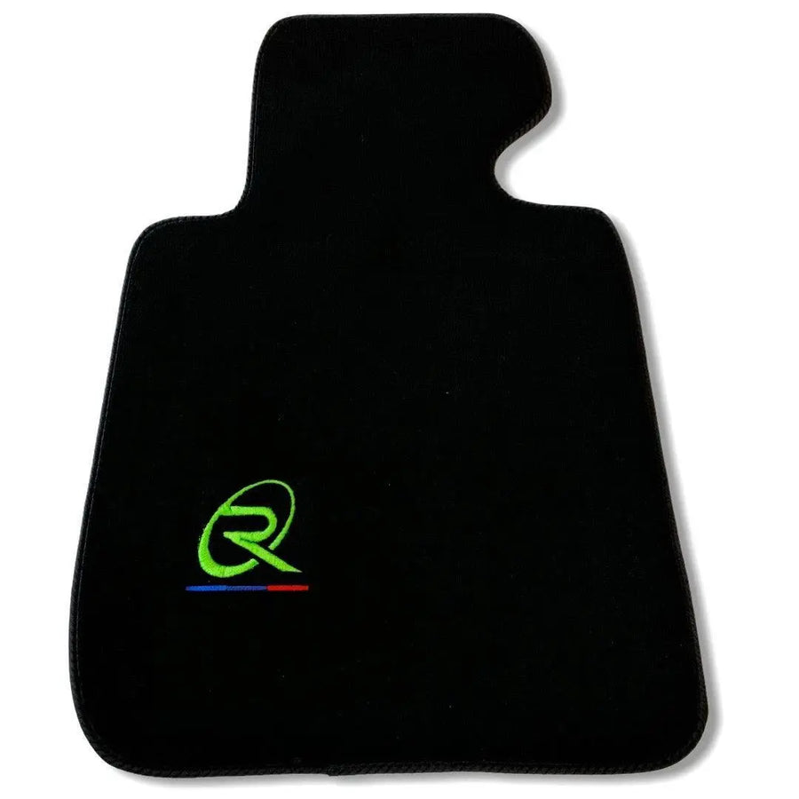 Floor Mats For BMW M4 Series F83 Tailored Set Perfect Fit Green - AutoWin