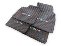 Floor Mats For Lamborghini Urus Leather Red Stitching - AutoWin