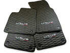 Floor Mats For Lamborghini Urus Leather Yellow Stitching - AutoWin