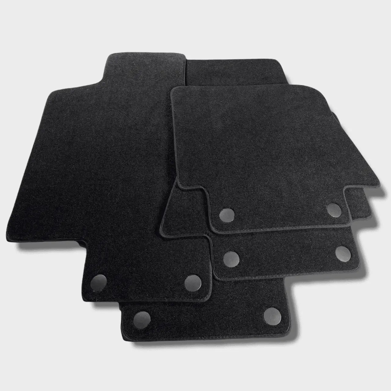 Floor Mats For Maserati GranCabrio I (2010-2019) Black - AutoWin