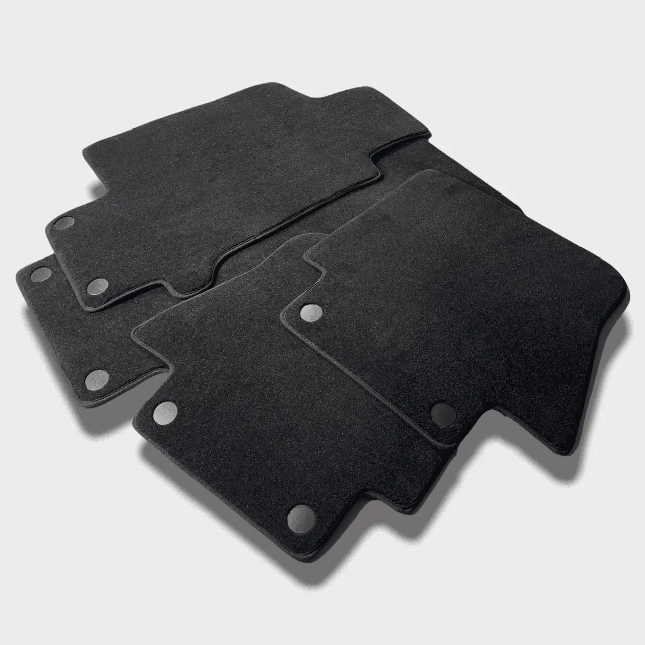 Floor Mats For Maserati GranCabrio I (2010-2019) Black - AutoWin