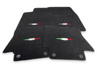 Floor Mats For Maserati GranCabrio I (2010-2019) Black IT Edition - AutoWin