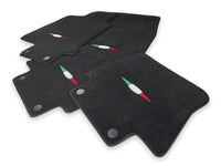 Floor Mats For Maserati GranCabrio I (2010-2019) Black IT Edition - AutoWin